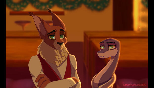 Medium two shot + glowing/lighting effects. Example total: 59 USD excluding effects