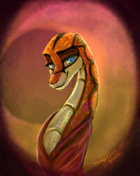 textured scales, experimental textures, crescent-shaped BG, framing. Example total: 24 USD